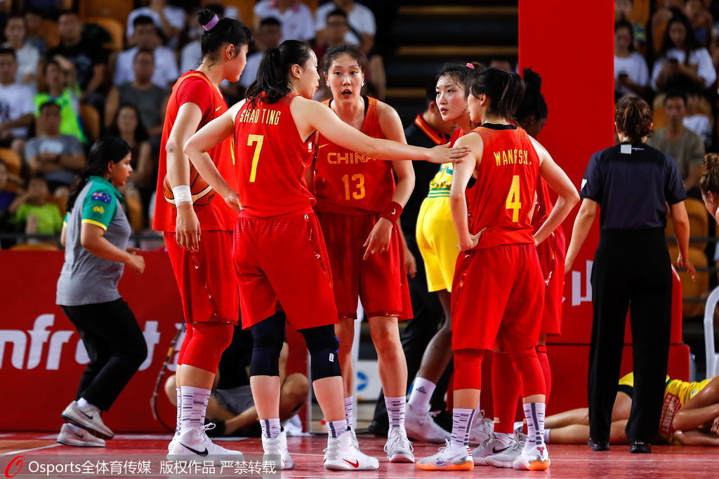 中国女篮热身赛,轻取韩国迎三连胜